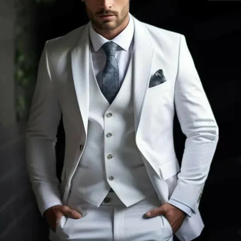 Completo 3 Pezzi Elegante | Blazer Gilet Pantaloni