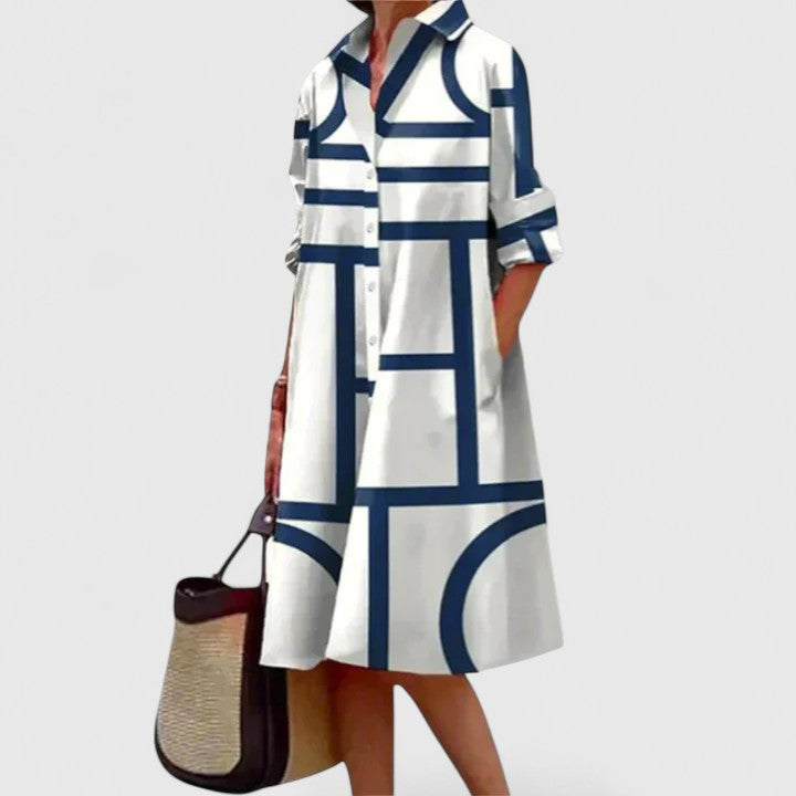 Abito Midi Sofisticato | Finitura Sartoriale e Comfort