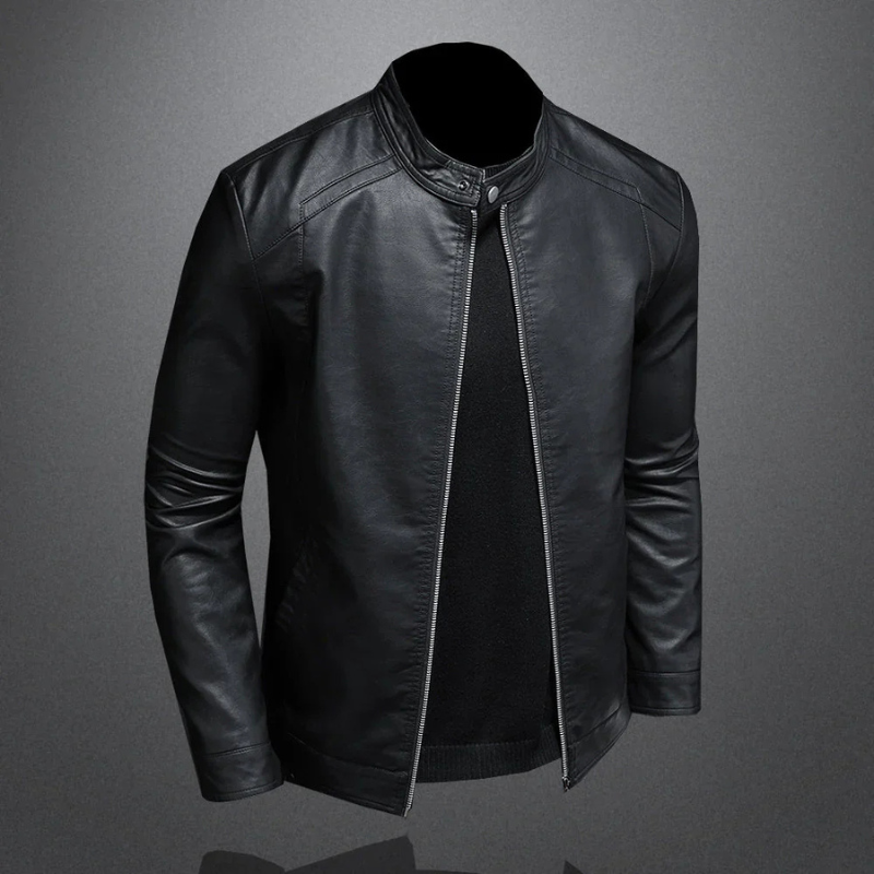 Giacca Biker con Zip e Vestibilità Slim | Ideale per Look Casual Quotidiano