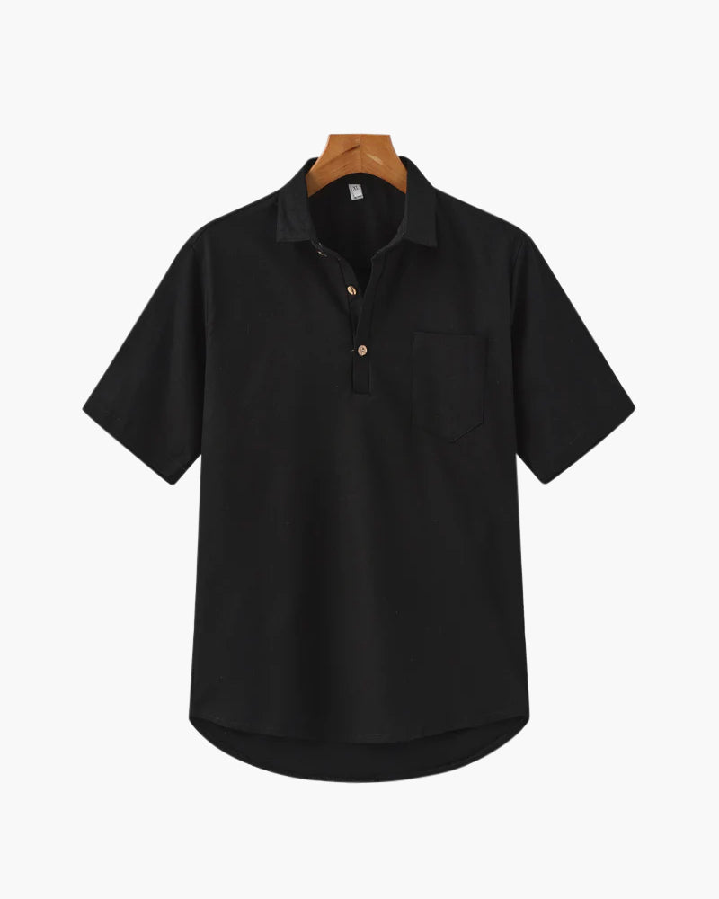 Polo in Lino Premium | Comfort Estivo e Stile Essenziale
