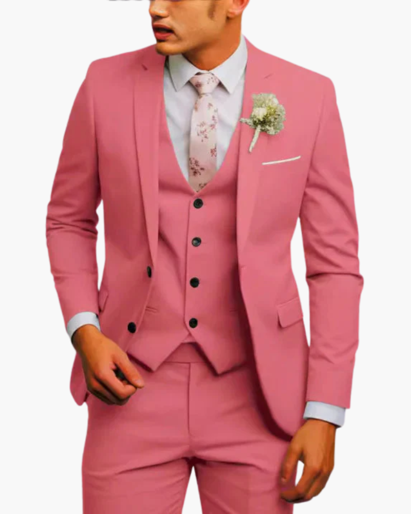Completo Slim Fit Tre Pezzi | Abito Elegante Cerimonia