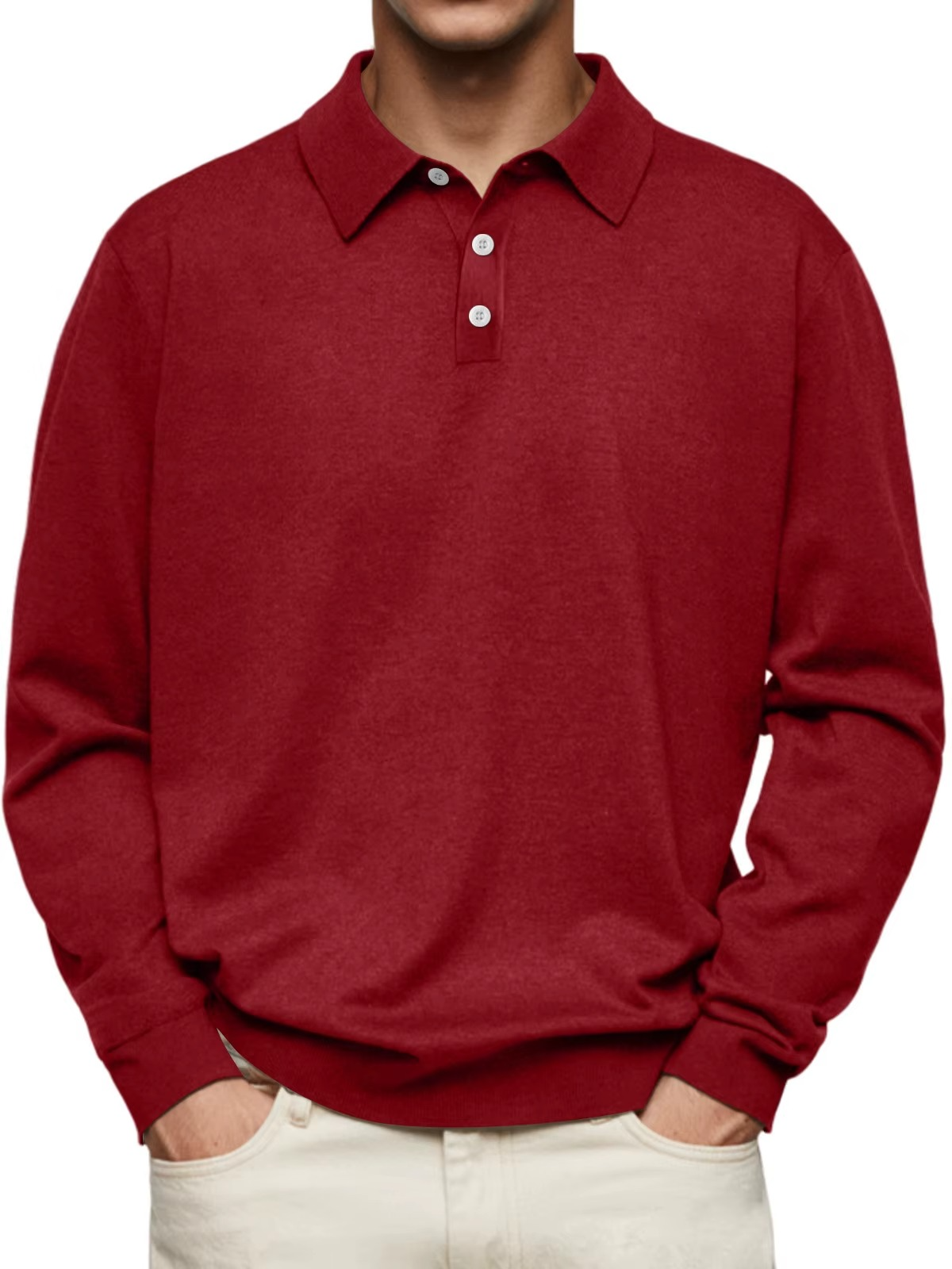 Polo Maniche Lunghe Versatile | Eleganza Casual Moderna