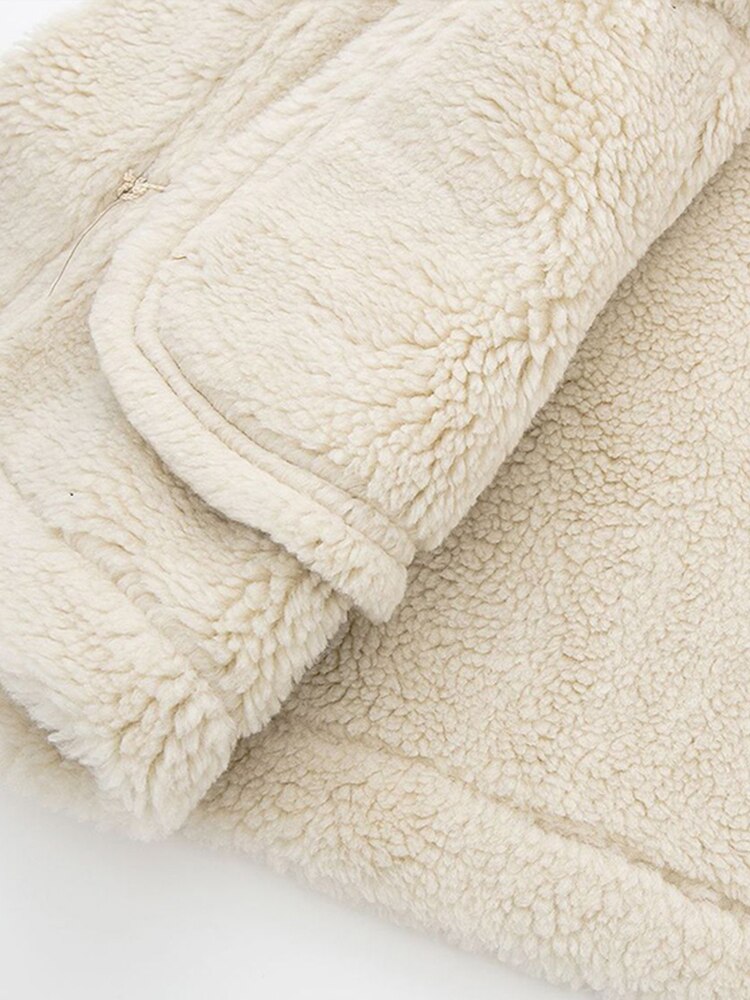 Gilet in Pelliccia Sintetica | Gilet Caldo Stile Shearling