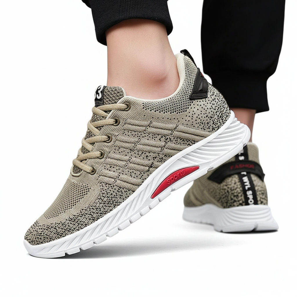 Sneakers Ammortizzate con Rialzo | Comfort Attivo