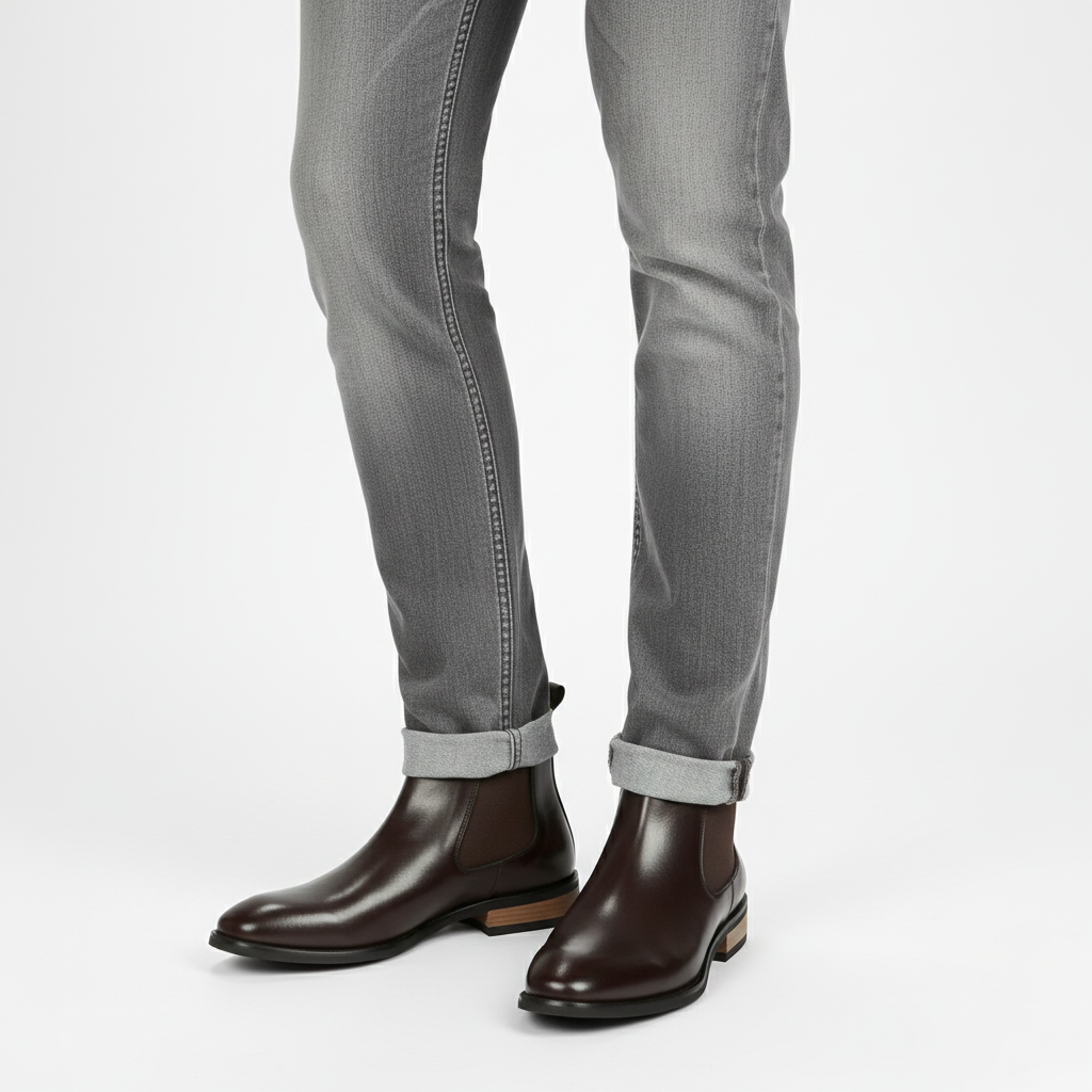 Scarpa con Rialzo Invisibile | Discrezione e Classe
