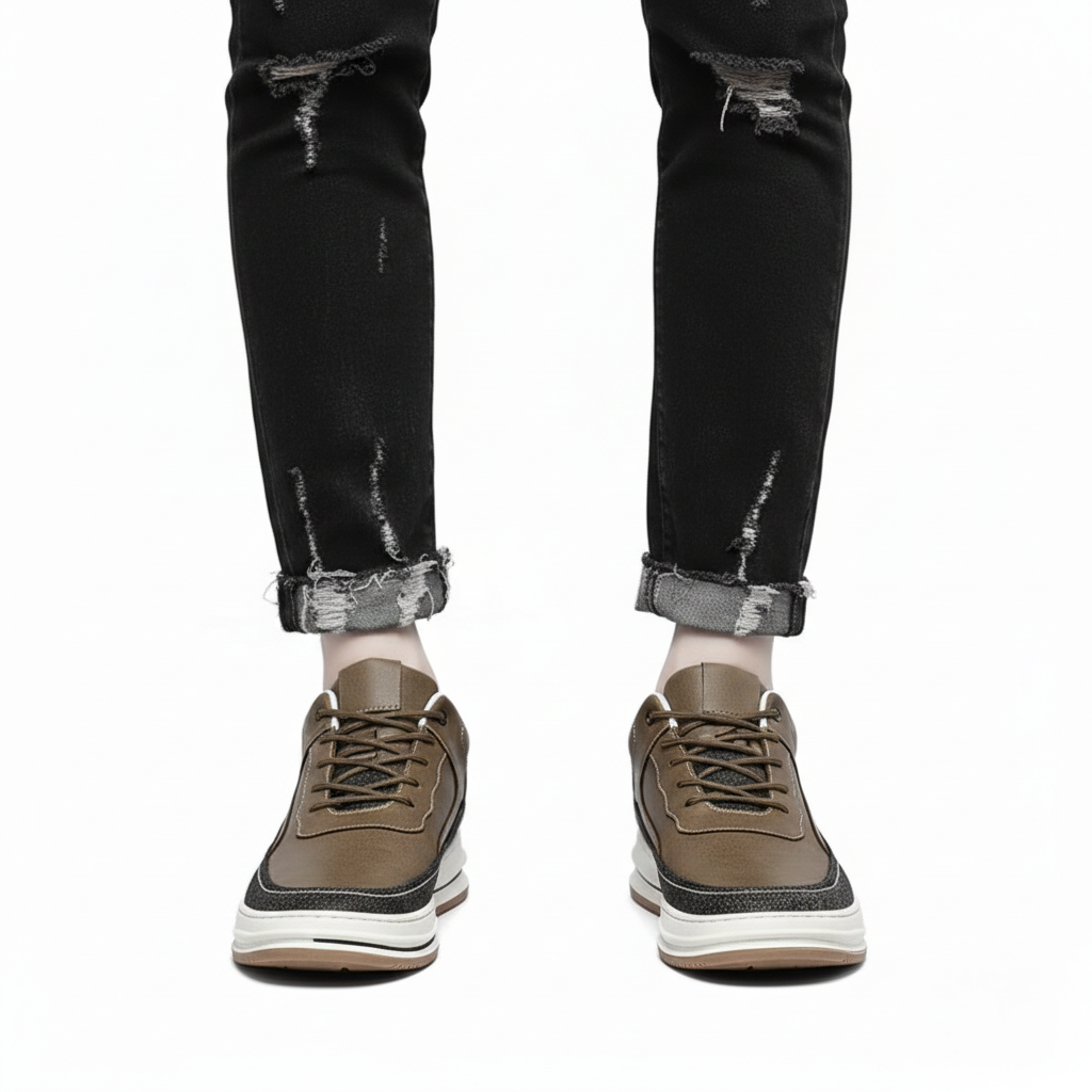 Sneaker con Rialzo Invisibile | Stile Italiano Comfort