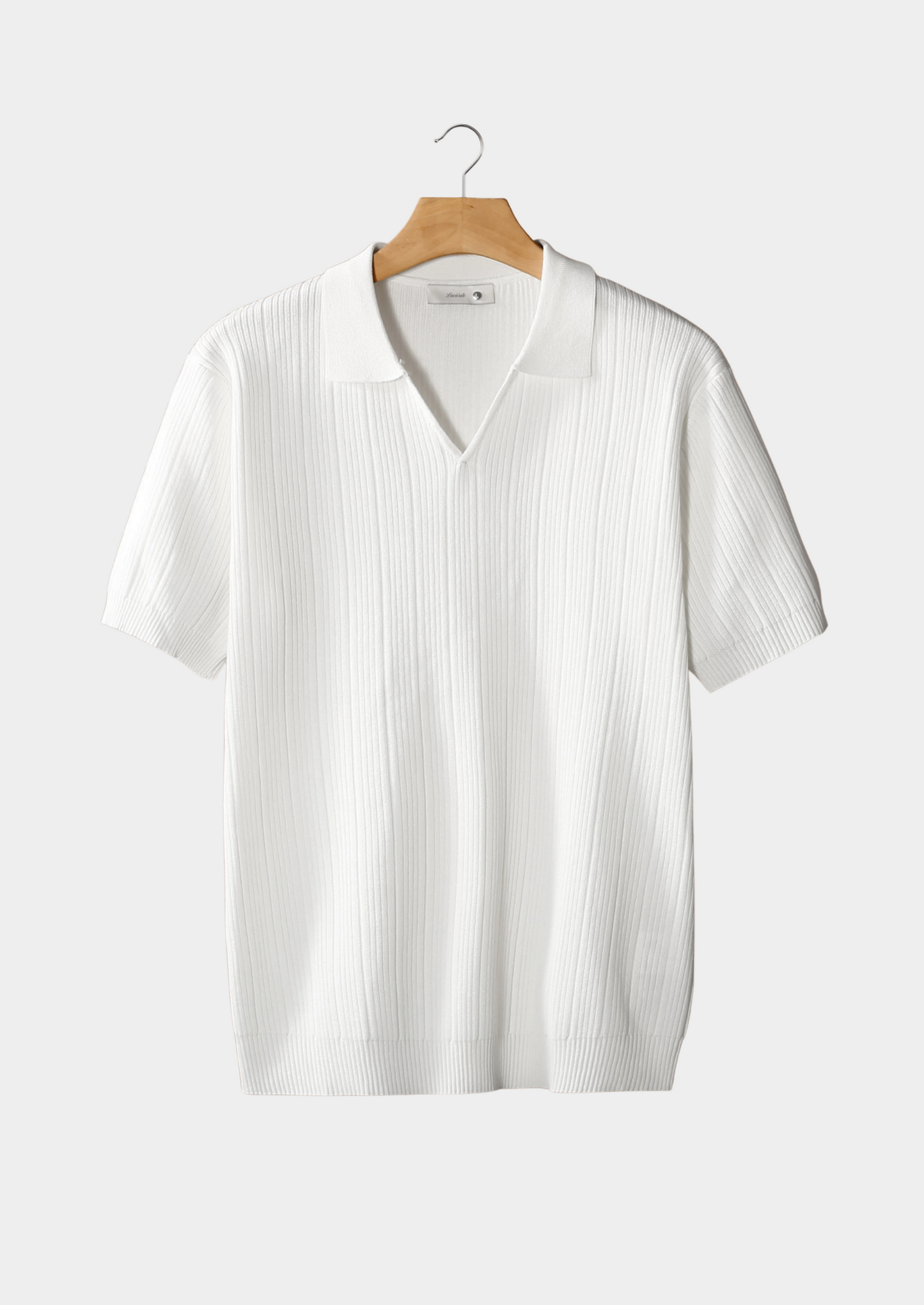 Polo a Righe con Colletto Aperto e Maniche Corte con Vestibilità Regolare | Ideale per Uso Estivo