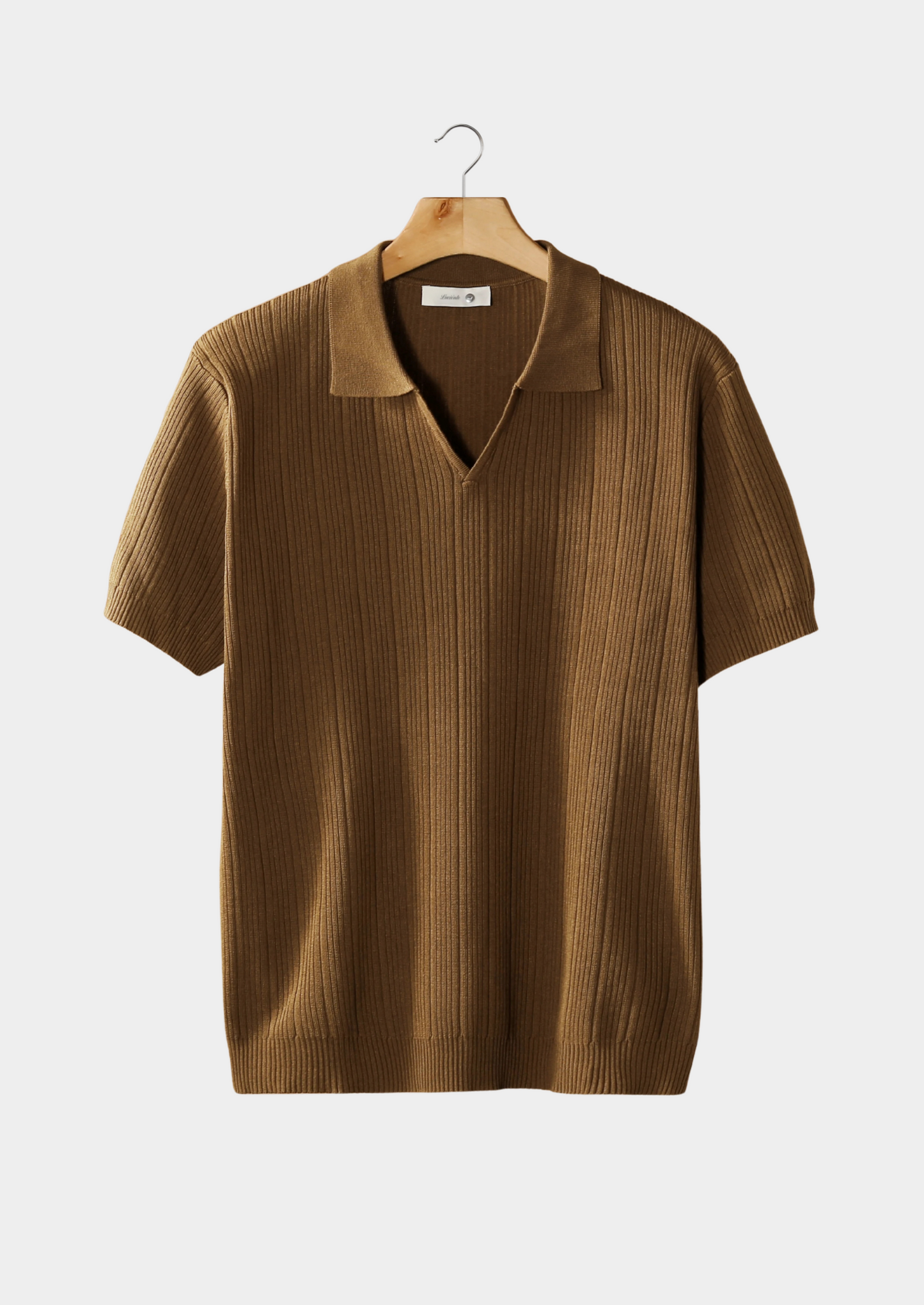 Polo Rigata con Colletto Aperto e Maniche Corte con Vestibilità Regolare | Ideale per Uso Estivo