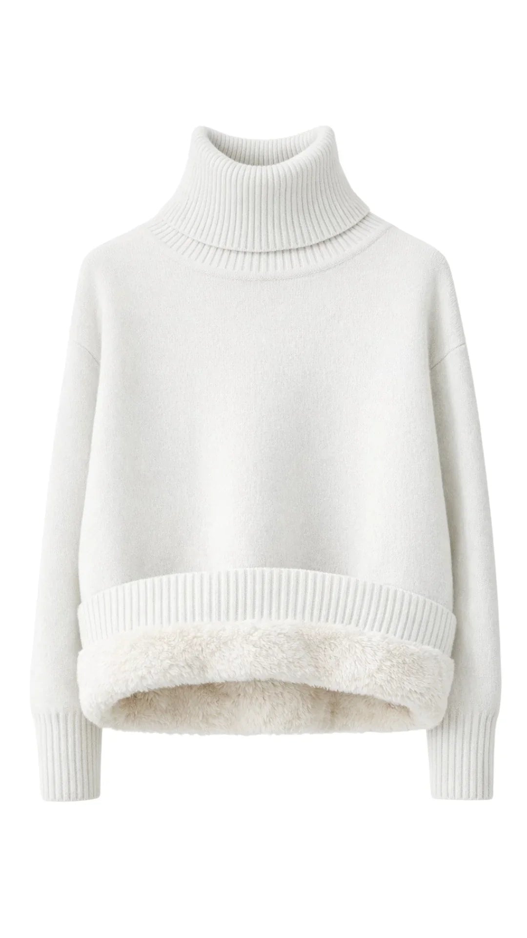 Pullover Collo Alto con Maniche Lunghe e Vestibilità Elastico | Ideale per la Stagione Invernale