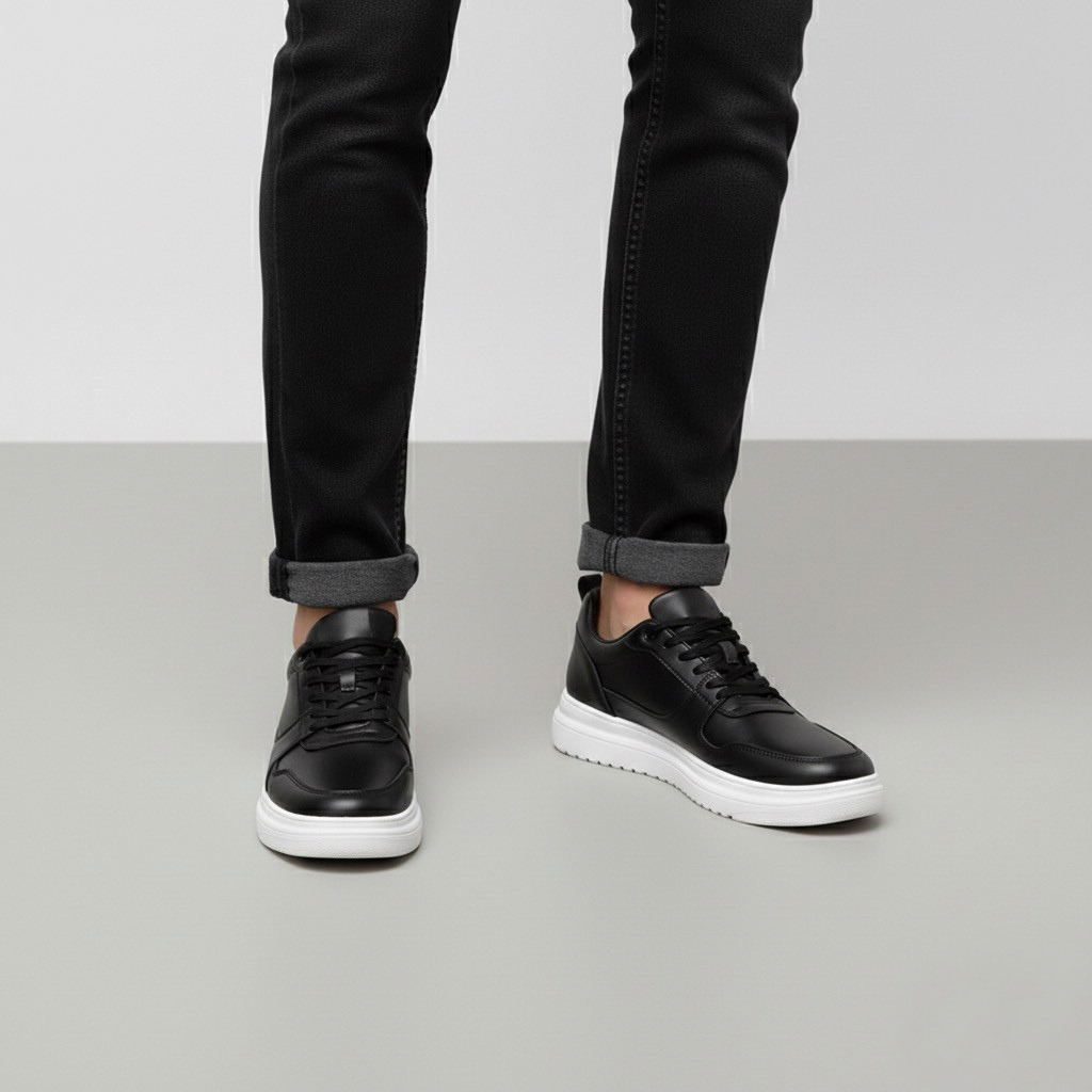 Sneakers con Rialzo Interno e Suola Solida | Comfort