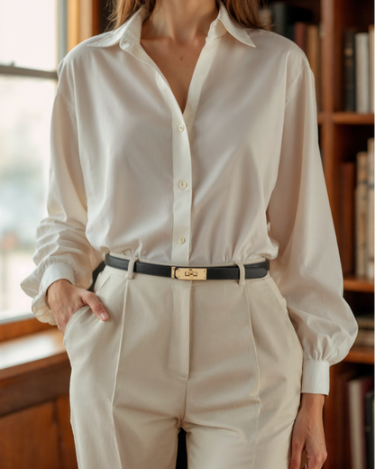 Cintura Slim Vintage | Linea Essenziale e Vestibilità Regolabile