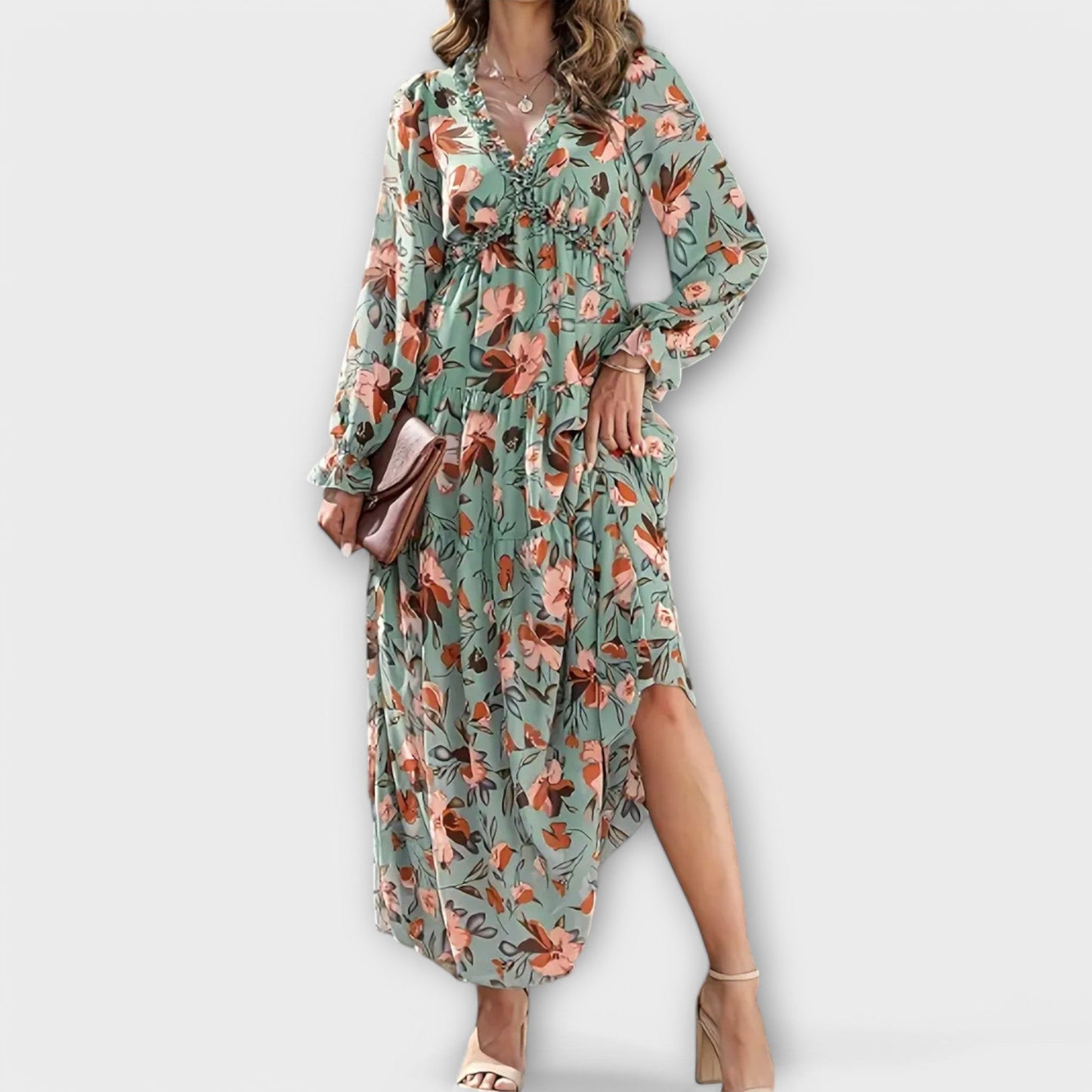 Abito Maxi Elegante | Presenza Scenica e Vestibilità Fluida