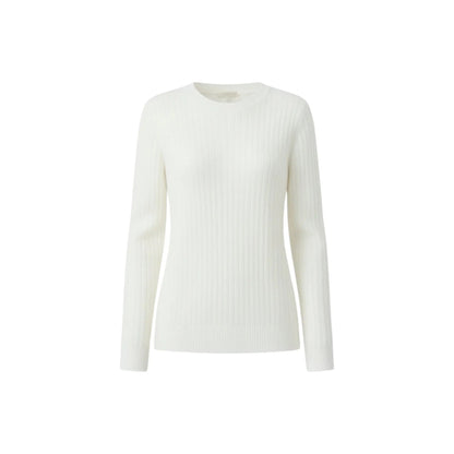 Maglia Girocollo con Maniche Lunghe in Lana | Ideale per la Stagione Autunnale e Invernale