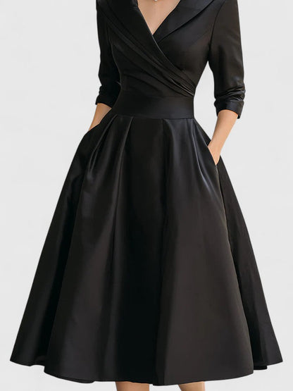 Vestito Midi Elegante | Linea Fluida e Stile Raffinato