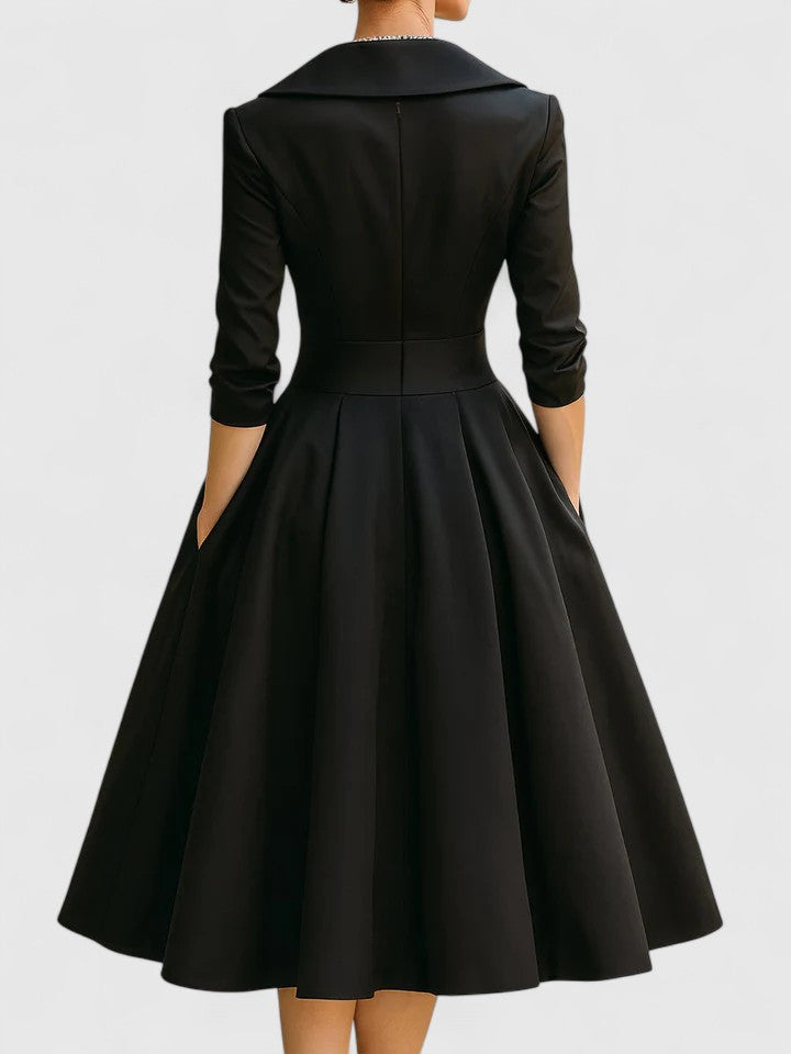 Vestito Midi Elegante | Linea Fluida e Stile Raffinato