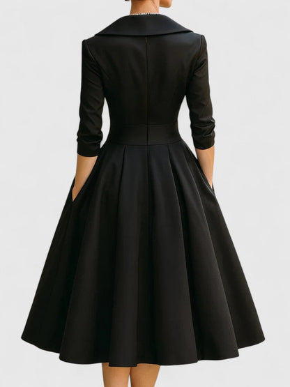 Vestito Midi Elegante | Linea Fluida e Stile Raffinato