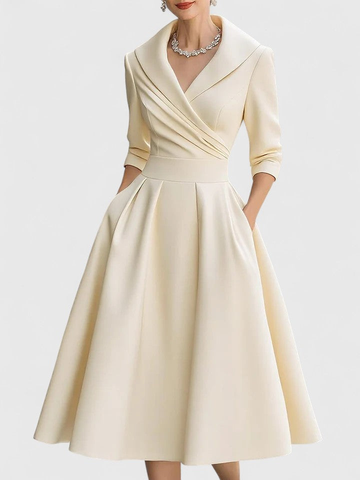 Vestito Midi Elegante | Linea Fluida e Stile Raffinato