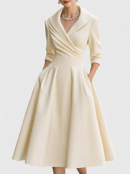 Vestito Midi Elegante | Linea Fluida e Stile Raffinato