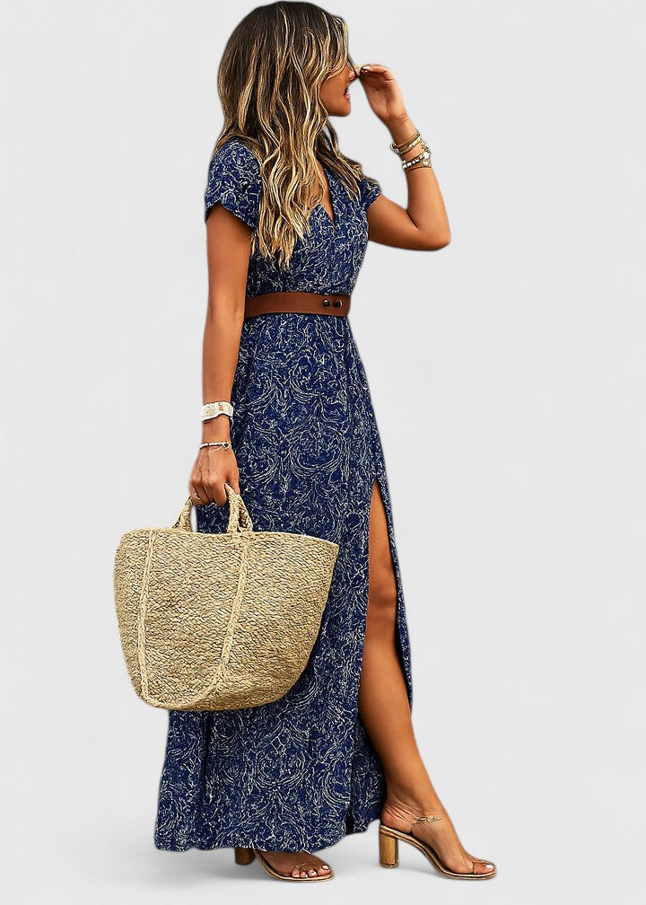 Abito Maxi Sofisticato | Stile Ricercato e Vestibilità Strutturata