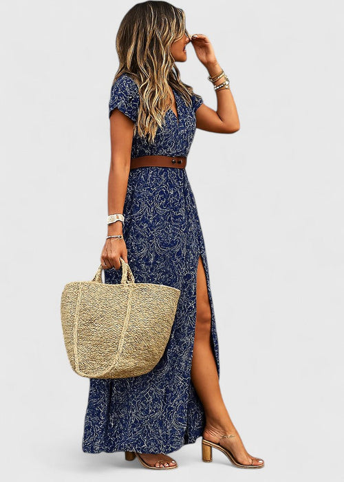 Abito Maxi Sofisticato | Stile Ricercato e Vestibilità Strutturata