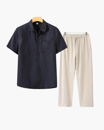 Velliani Linen Combo | Outfit in Lino Leggero e Coordinato