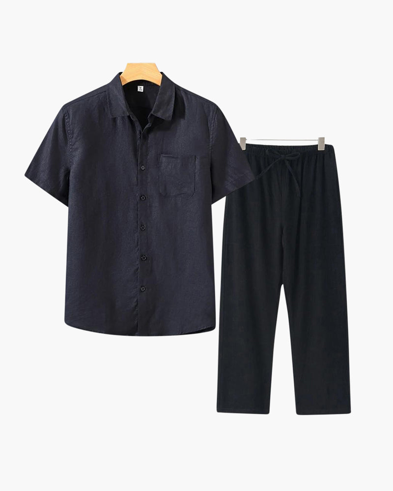 Velliani Linen Combo | Outfit in Lino Leggero e Coordinato