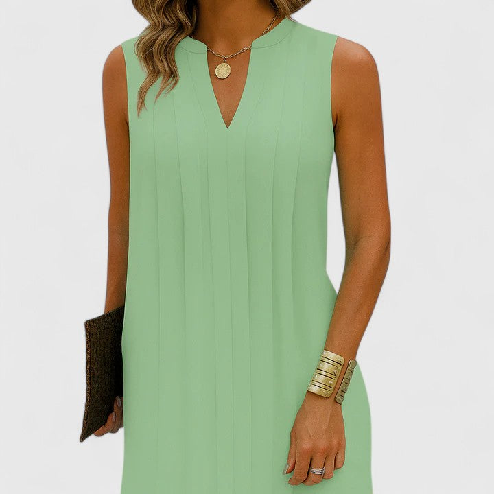 Abito Flattering con Scollo a V | Linea Valorizzante e Dettaglio Scollato
