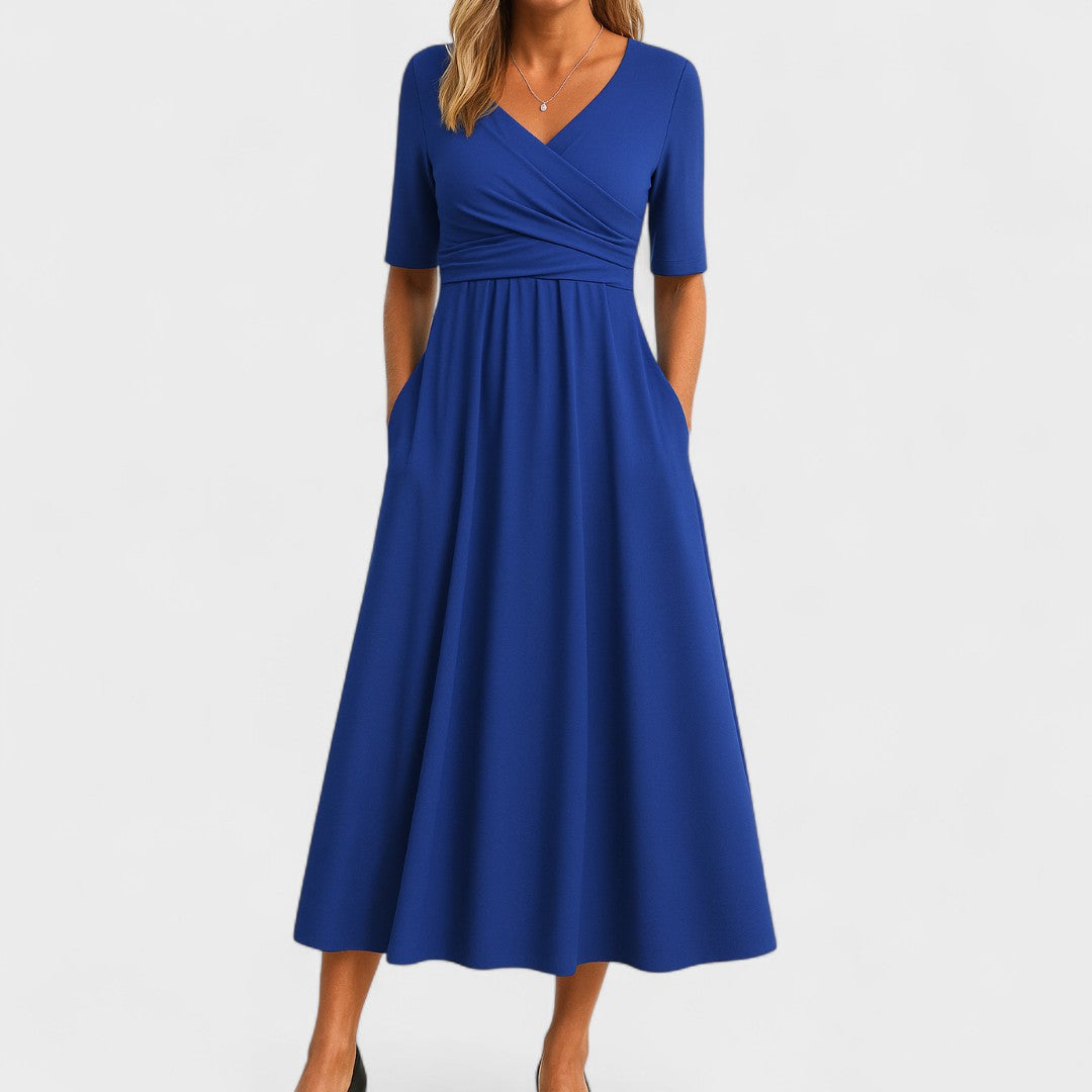 Abito Midi Elegante | Taglio Raffinato e Comfort Bilanciato