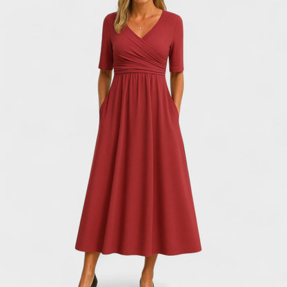 Abito Midi Elegante | Silhouette Bilanciata e Stile Raffinato