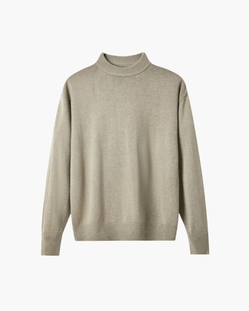 Maglione Collo Alto 100% Lana Premium | Comfort ed Eleganza