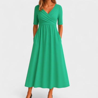 Abito Midi Elegante | Silhouette Bilanciata e Stile Raffinato