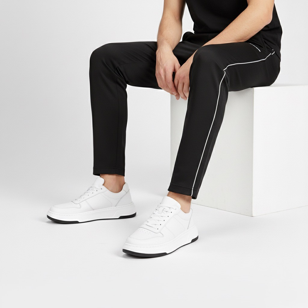 Sneakers con Rialzo Invisibile e Design Minimal | Comfort Quotidiano