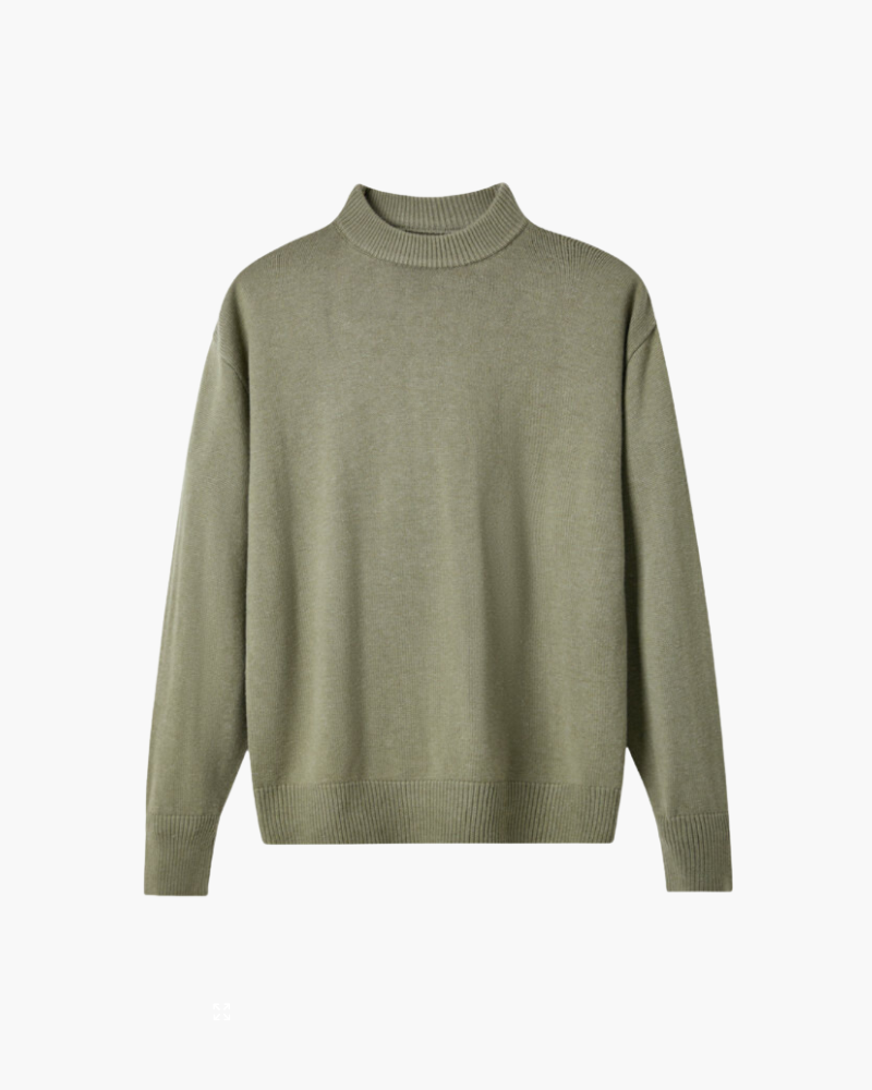 Maglione Collo Alto 100% Lana Premium | Comfort ed Eleganza