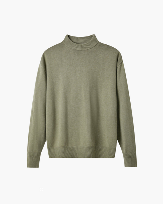 Maglione Collo Alto 100% Lana Premium | Comfort ed Eleganza