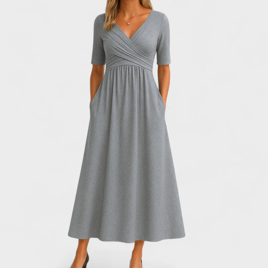 Abito Midi Elegante | Taglio Raffinato e Comfort Bilanciato
