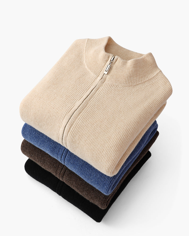 Maglione con Zip Elegante | Comfort Quotidiano e Stile Pulito