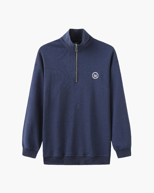 Felpa con Zip in Cotone | Comfort Quotidiano e Vestibilità Regolare