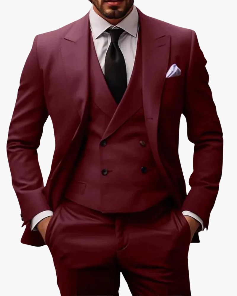 Completo Uomo Tre Pezzi Elegante | Abito Slim Fit