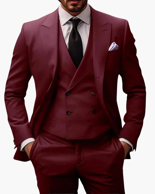 Completo Uomo Tre Pezzi Elegante | Abito Slim Fit