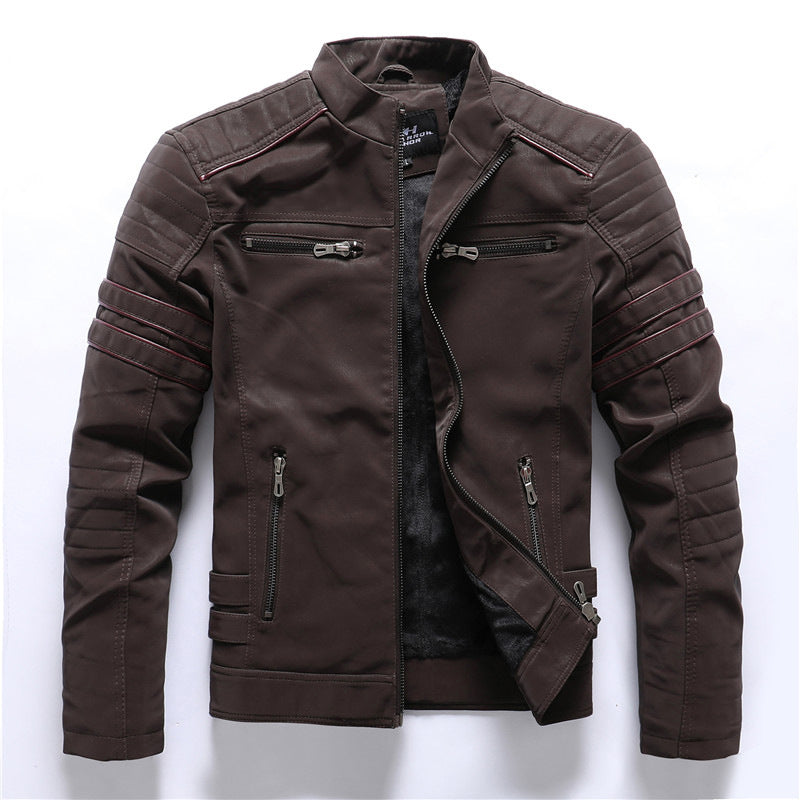 Giacca Moto Cargo con Zip | Stile e Funzionalità