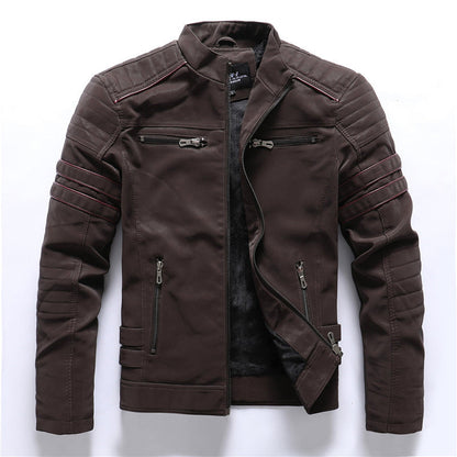 Giacca Moto Cargo con Zip | Stile e Funzionalità