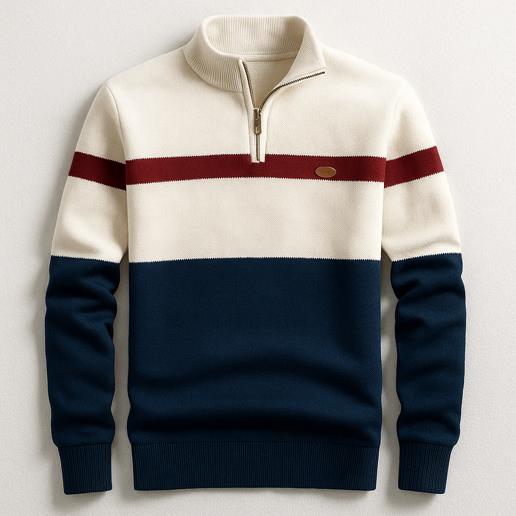 Maglione con Zip al Collo | Comfort e Stile Moderno