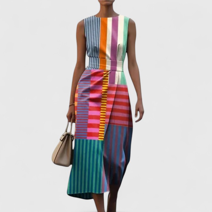 Abito Midi Elegante | Vestibilità Armoniosa e Stile Discreto