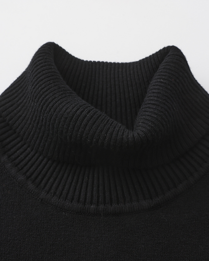 Maglione a Collo Alto Autunnale | Stile Formale e Comfort
