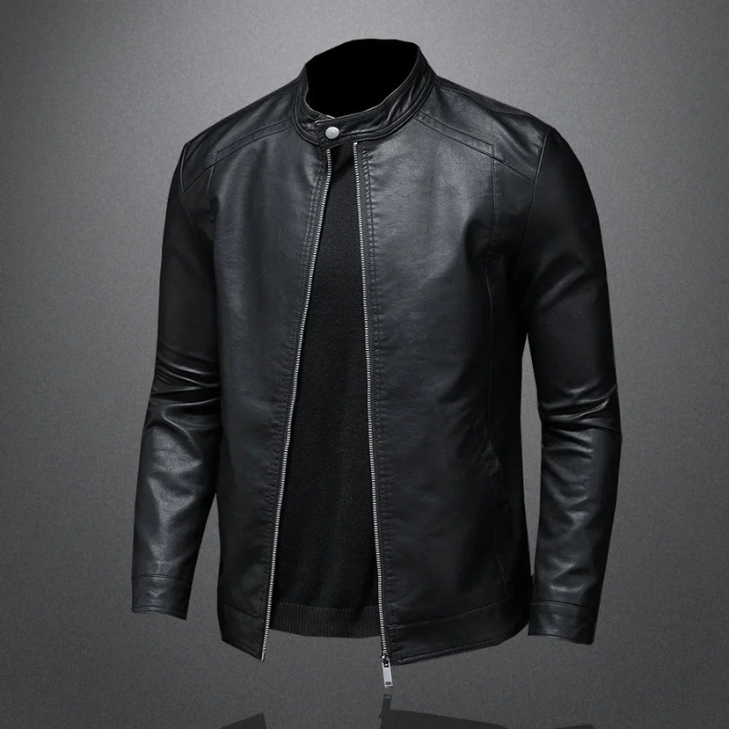 Giacca Biker con Zip e Vestibilità Slim | Ideale per Look Casual Quotidiano