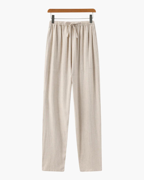Pantaloni in Lino Slim Fit | Vestibilità Pulita e Comfort Estivo