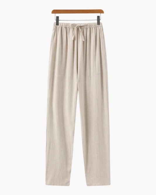 Pantaloni in Lino Slim Fit | Vestibilità Pulita e Comfort Estivo