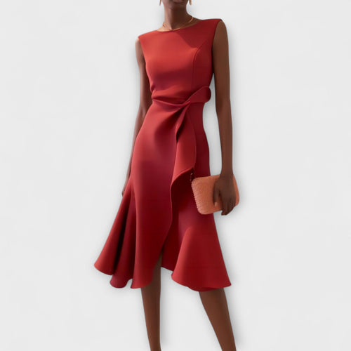 Abito Midi Sofisticato | Eleganza Discreta e Linea Femminile