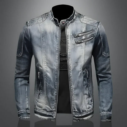 Giacca Uomo con Zip Moderna | Stile Quotidiano Elegante