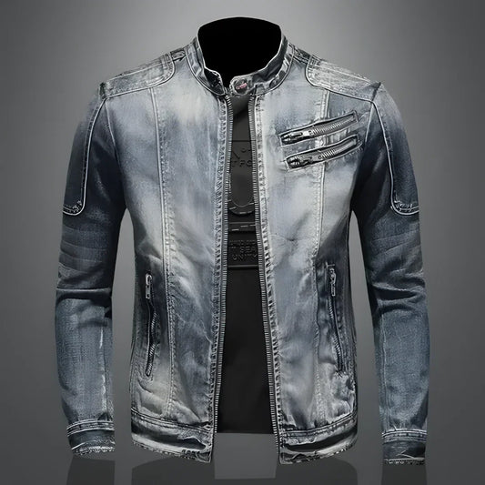 Giacca Uomo con Zip Moderna | Stile Quotidiano Elegante